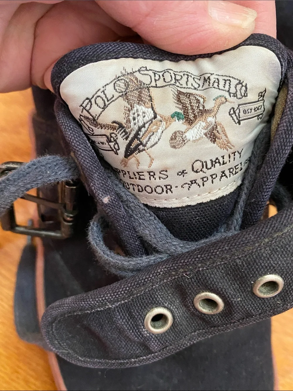 Vintage 90’s Polo Ralph Lauren Sportman buckle and tie shoe - Picture 9 of 9